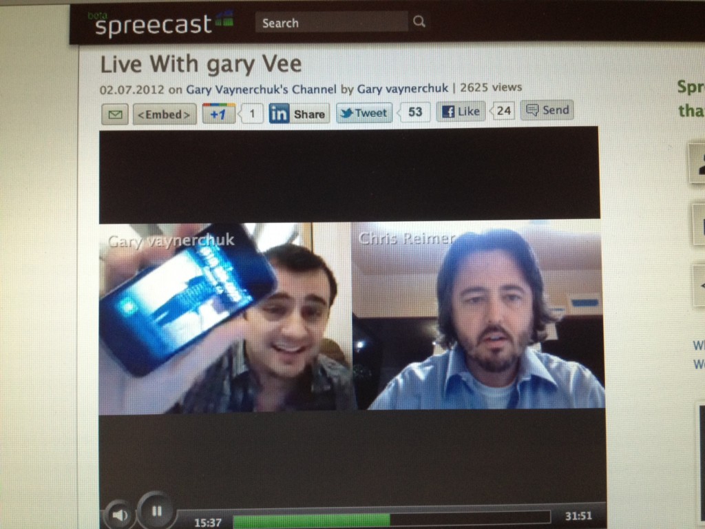 Gary Vaynerchuk on Spreecast