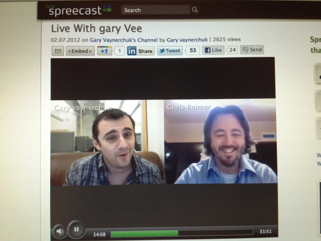 Garyvee on Spreecast