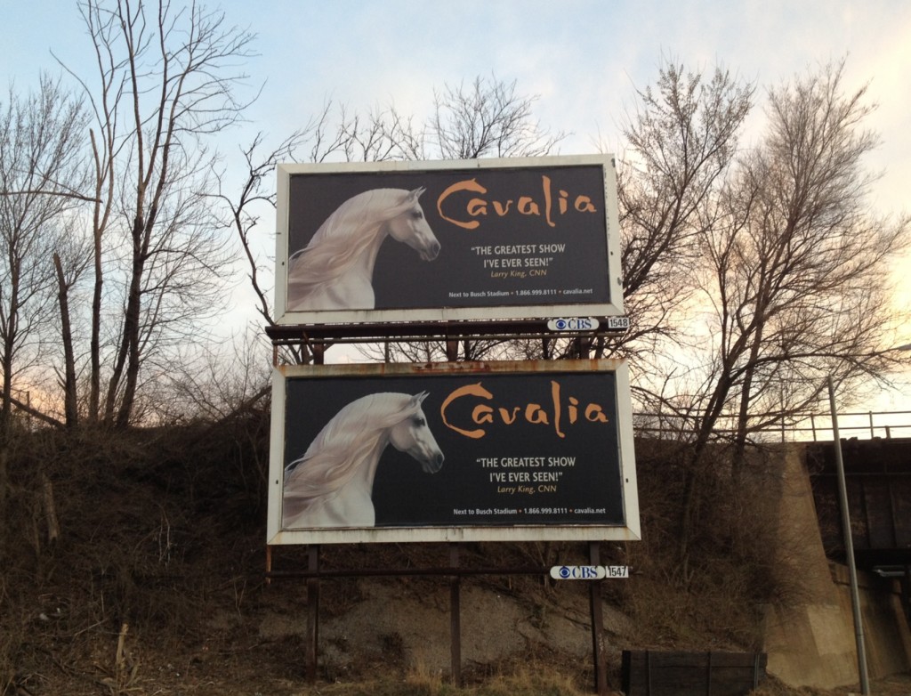 Cavalia billboards